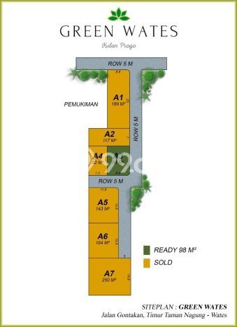 Tanah Komersial Kawasan Kulonprogo, Luas 98m², Akses Mudah Tanah Komersial Kawasan Kulonprogo, Luas 98m², Akses Mudah