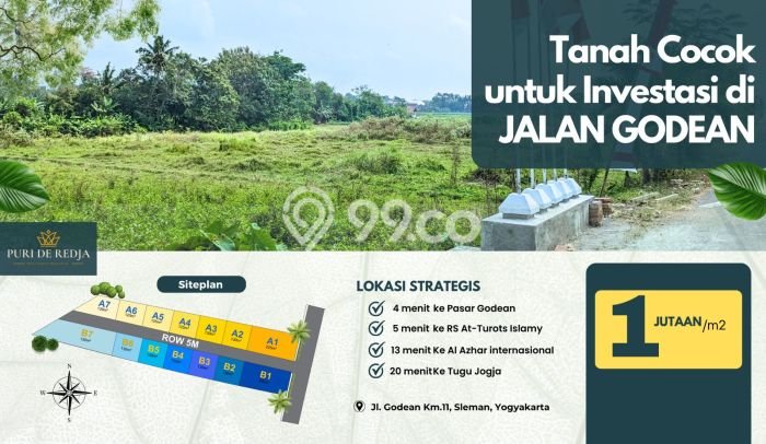 Tanah Dijual di Yogyakarta Seluas 236m2 Strategis Tanah Dijual di Yogyakarta Seluas 236m2 Strategis