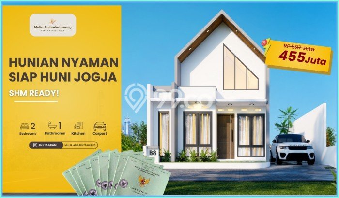 BEST PRICE! Rumah Premium di Gamping, Luas 91m2m² Bangunan 40m2m² BEST PRICE! Rumah Premium di Gamping, Luas 91m2m² Bangunan 40m2m²