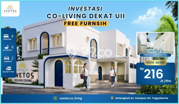 Dijual Segera Rumah Kost di Kaliurang, Sleman 8 Kamar Dijual Segera Rumah Kost di Kaliurang, Sleman 8 Kamar