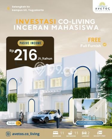 Unit Kost Dijual di Yogyakarta Spesifikasi 8 Kamar Tidur dan Kawasan Ramai Unit Kost Dijual di Yogyakarta Spesifikasi 8 Kamar Tidur dan Kawasan Ramai