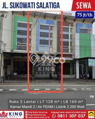 Unit Ruko Disewakan di Salatiga di Area Ramai & Strategis Unit Ruko Disewakan di Salatiga di Area Ramai & Strategis
