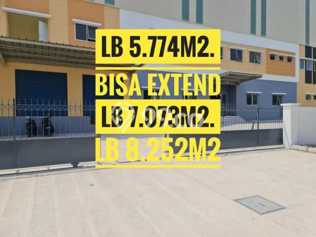 Gudang Disewa di Bekasi dengan LB 5774m2 Area Komersial Ramai Gudang Disewa di Bekasi dengan LB 5774m2 Area Komersial Ramai