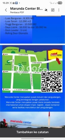 Gudang untuk disewa di Bekasi Barat punya LT 12290m2 & LB 8305m2 harga sewa kompetitif Gudang untuk disewa di Bekasi Barat punya LT 12290m2 & LB 8305m2 harga sewa kompetitif