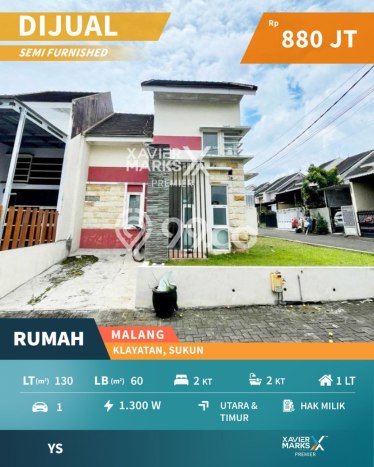 Rumah Modern Cantik 2 KT Bisa Langsung Pindah di Sukun Rumah Modern Cantik 2 KT Bisa Langsung Pindah di Sukun