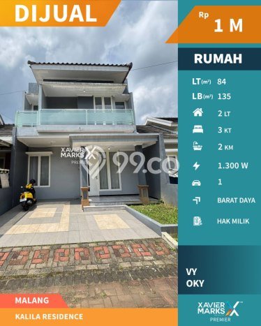 Dijual Rumah 3 Kamar Lokasi Ideal Bagus dan Strategis di Lowokwaru Dijual Rumah 3 Kamar Lokasi Ideal Bagus dan Strategis di Lowokwaru