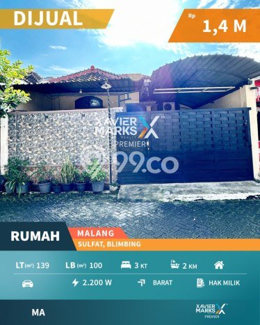 Dijual Rumah 3 Kamar Lokasi Strategis Bagus dan Strategis di Blimbing Dijual Rumah 3 Kamar Lokasi Strategis Bagus dan Strategis di Blimbing