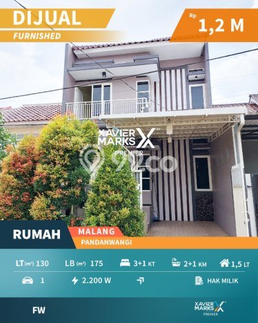 Rumah Modern Minimalis 3 KT Siap Huni di Blimbing Rumah Modern Minimalis 3 KT Siap Huni di Blimbing