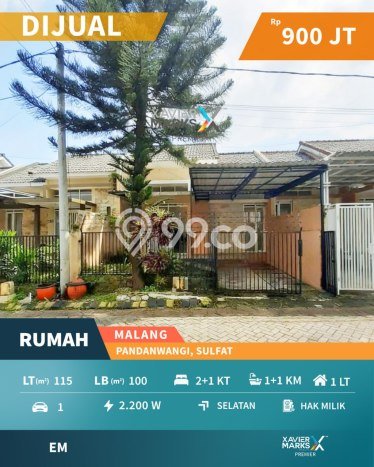 Dijual Cepat Rumah Favorit Siap Huni LB 100m2 di Blimbing, Malang Dijual Cepat Rumah Favorit Siap Huni LB 100m2 di Blimbing, Malang