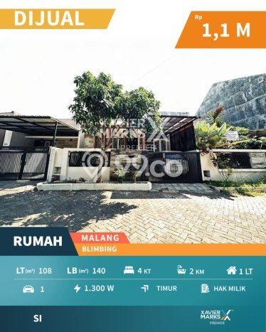 Rumah Modern Cantik 4 KT Bisa Langsung Pindah di Blimbing Rumah Modern Cantik 4 KT Bisa Langsung Pindah di Blimbing