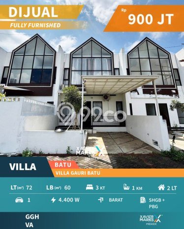 AREA PREMIUM! Vila di Batu, Luas 72m2m², View Indah di area AREA PREMIUM! Vila di Batu, Luas 72m2m², View Indah di area