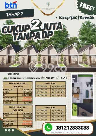 Rumah Minimalis Dijual di Majalaya 2 Kamar dengan LT 72m2 Rumah Minimalis Dijual di Majalaya 2 Kamar dengan LT 72m2
