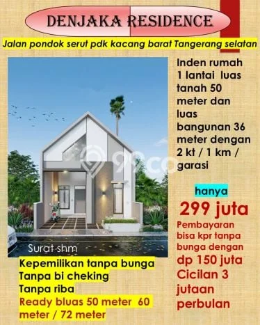 Rumah Budget Terbaik Dijual Area Pondok Aren LT 50m2 Rumah Budget Terbaik Dijual Area Pondok Aren LT 50m2