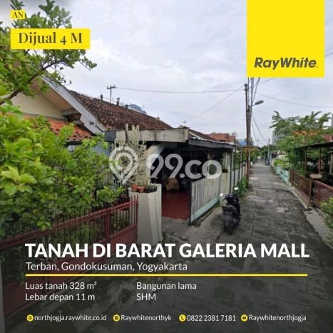 Lahan Kosong Dijual di Yogyakarta dengan Area 328m2 Lahan Kosong Dijual di Yogyakarta dengan Area 328m2