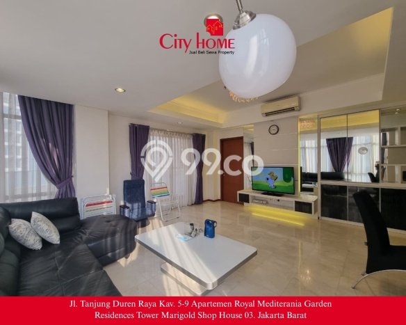 Apartemen Strategis 110m2 di Tanjung Duren Selatan Jakarta Barat 3 KT Apartemen Strategis 110m2 di Tanjung Duren Selatan Jakarta Barat 3 KT