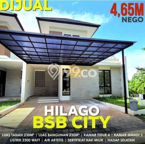 Ready to Use! Premium House LT 230m2 Desain Elegan di BSB City Ready to Use! Premium House LT 230m2 Desain Elegan di BSB City
