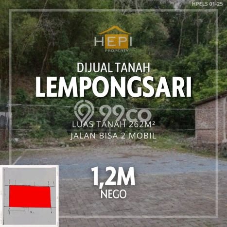 Tanah untuk Dijual di Gajah Mungkur Semarang Luas 262m2 Tanah untuk Dijual di Gajah Mungkur Semarang Luas 262m2