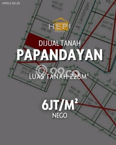 Kavling Tanah di Gajah Mungkur Dijual Luas 228m2 Legalitas SHM Kavling Tanah di Gajah Mungkur Dijual Luas 228m2 Legalitas SHM