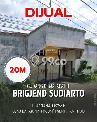 Gudang Dijual di Prime Area Semarang Luas 1108m2 Gudang Dijual di Prime Area Semarang Luas 1108m2