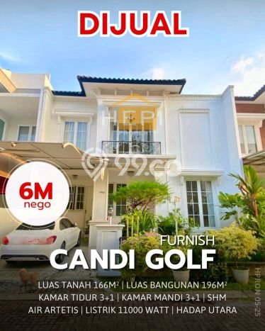 Rumah Luxury Modern Tanpa Renovasi di Candi Golf Semarang Rumah Luxury Modern Tanpa Renovasi di Candi Golf Semarang