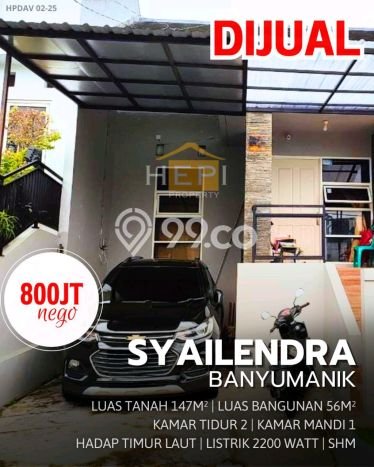 Dijual Cepat Rumah Bagus Siap Huni LB 56m2 di Banyumanik, Semarang Dijual Cepat Rumah Bagus Siap Huni LB 56m2 di Banyumanik, Semarang