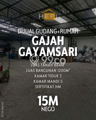 Unit Gudang Strategis di Gayamsari, Semarang Potensi Cuan Besar Unit Gudang Strategis di Gayamsari, Semarang Potensi Cuan Besar
