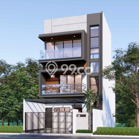 For Sale! Premium House LT 119m2 Desain Elegan di Kedoya Baru For Sale! Premium House LT 119m2 Desain Elegan di Kedoya Baru