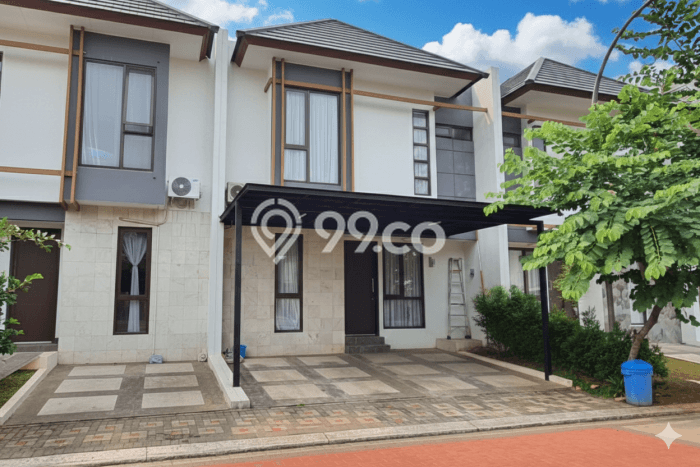 Rumah Modern 3 Kamar LT 105m2 di BSD Nusaloka Rumah Modern 3 Kamar LT 105m2 di BSD Nusaloka