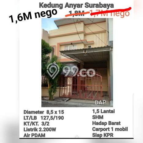 For Sale Rumah 3 Kamar Lokasi Ideal Bagus dan Strategis di Sawahan For Sale Rumah 3 Kamar Lokasi Ideal Bagus dan Strategis di Sawahan
