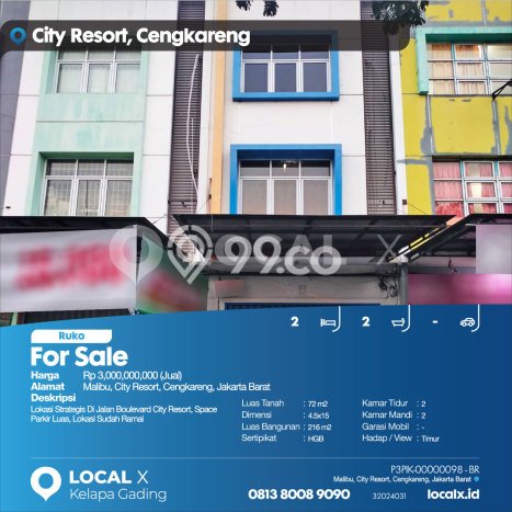 Untuk Dijual Ruko di Cengkareng, Jakarta Barat Harga Penawaran Spesial Untuk Dijual Ruko di Cengkareng, Jakarta Barat Harga Penawaran Spesial