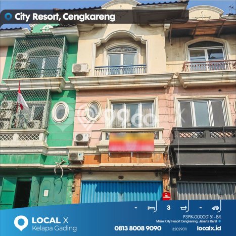 FOR SALE! Ruko di Cengkareng Jakarta Barat, LT 67m2, LB 185m2 FOR SALE! Ruko di Cengkareng Jakarta Barat, LT 67m2, LB 185m2
