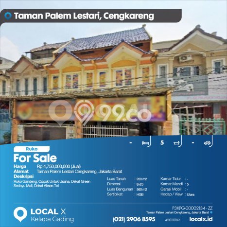 Ruko Bagus Dijual LB 560m2 Lokasi Strategis Jakarta Barat Area Cocok untuk Bisnis Ruko Bagus Dijual LB 560m2 Lokasi Strategis Jakarta Barat Area Cocok untuk Bisnis