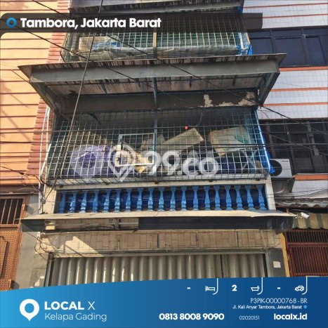Ruko Paling Dicari LB 220m2 Dijual di Tambora Ruko Paling Dicari LB 220m2 Dijual di Tambora