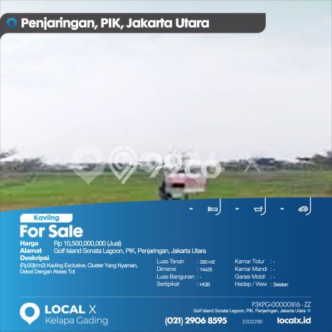 Lahan Investasi Lokasi Penjaringan Jakarta Utara - Lahan Investasi Lokasi Penjaringan Jakarta Utara -