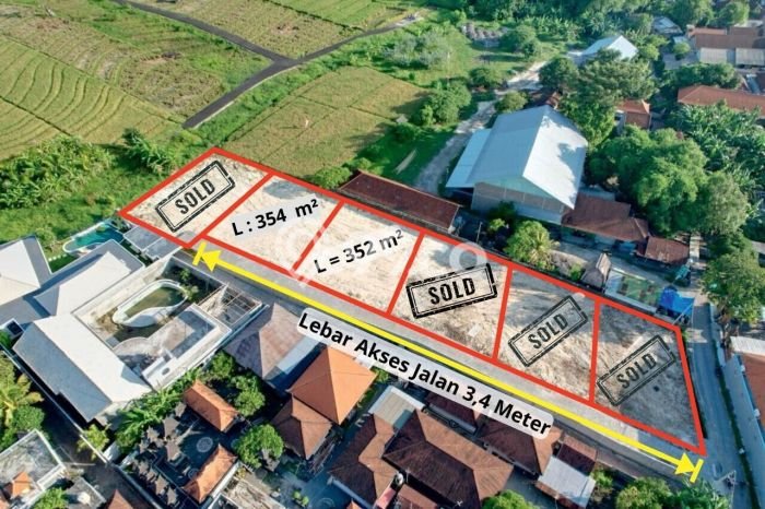 Tanah Kawasan , Luas 350m2m², Akses Jalan Raya, Area Prospektif Tanah Kawasan , Luas 350m2m², Akses Jalan Raya, Area Prospektif