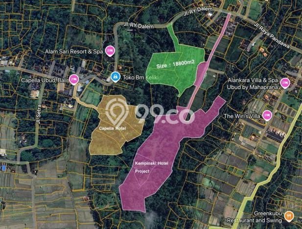 Jarang Ada! Tanah di Ubud Punya Luas 18800m2 SHM Jarang Ada! Tanah di Ubud Punya Luas 18800m2 SHM