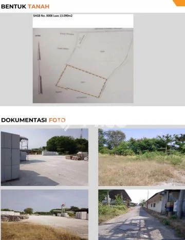 Tanah Kosong Dijual di Pekalongan dengan Area 406m2 Tanah Kosong Dijual di Pekalongan dengan Area 406m2