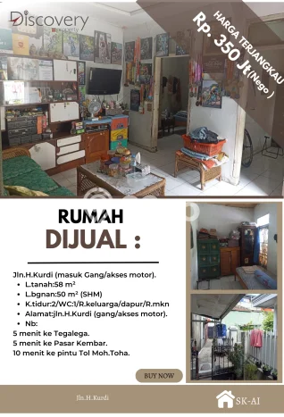 Hunian Murah Dijual Area Astanaanyar, Bandung Harga Rp 350 Juta Hunian Murah Dijual Area Astanaanyar, Bandung Harga Rp 350 Juta