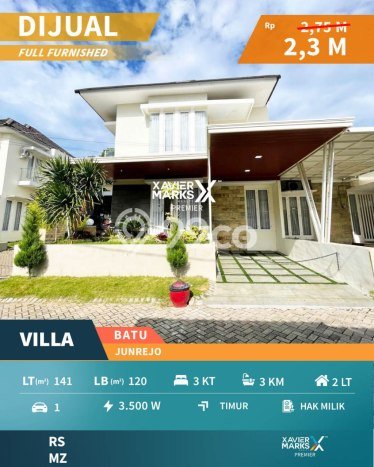 Bisnis Menjanjikan! Vila Kawasan Junrejo, Area 141m2m², Lokasi Premium Bisnis Menjanjikan! Vila Kawasan Junrejo, Area 141m2m², Lokasi Premium