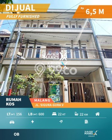 Unit Kost Dijual di Kawasan Lowokwaru Malang dengan 22 KT Unit Kost Dijual di Kawasan Lowokwaru Malang dengan 22 KT