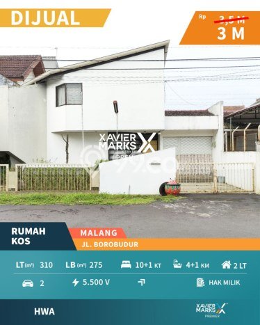 Investasi Kost di Lowokwaru Spesifikasi 11 KT & 5 KM Investasi Kost di Lowokwaru Spesifikasi 11 KT & 5 KM