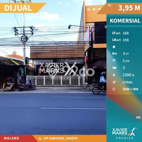 Unit Komersial Dijual di Lowokwaru Malang Luas Tanah 168m2, Luas Bangunan 158m2 Unit Komersial Dijual di Lowokwaru Malang Luas Tanah 168m2, Luas Bangunan 158m2