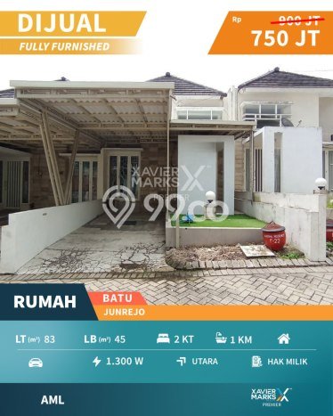 For Sale Rumah 2 Kamar Lokasi Ideal Bagus dan Strategis di Junrejo For Sale Rumah 2 Kamar Lokasi Ideal Bagus dan Strategis di Junrejo
