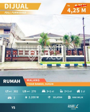 For Sale! Premium House LT 302m2 Desain Elegan di Tidar For Sale! Premium House LT 302m2 Desain Elegan di Tidar