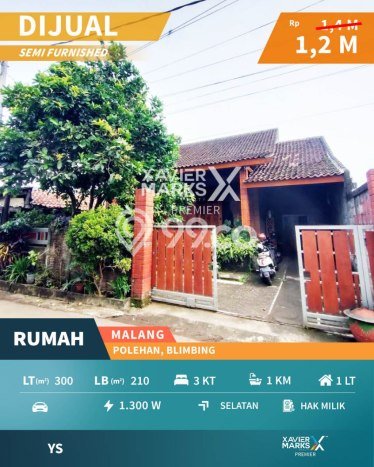 Jual Rumah Minimalis Bagus Punya 3 KT di Blimbing Malang SHM Jual Rumah Minimalis Bagus Punya 3 KT di Blimbing Malang SHM