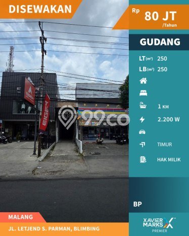 Gudang paling strategis disewakan di Blimbing Malang Gudang paling strategis disewakan di Blimbing Malang
