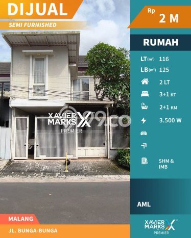 Jual Rumah Strategis Bagus Punya 3 KT di Lowokwaru Malang SHM Jual Rumah Strategis Bagus Punya 3 KT di Lowokwaru Malang SHM