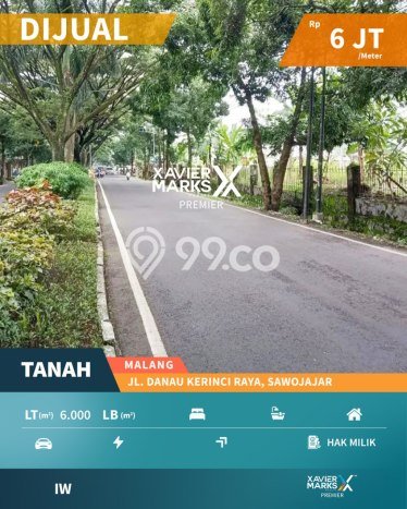 Tanah Dijual Lokasi Strategis di Malang dengan Luas 6000m2 Tanah Dijual Lokasi Strategis di Malang dengan Luas 6000m2