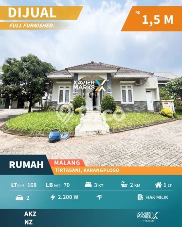 Dijual Rumah 3 Kamar Lokasi Ideal Nyaman dan Strategis di Karangploso Dijual Rumah 3 Kamar Lokasi Ideal Nyaman dan Strategis di Karangploso