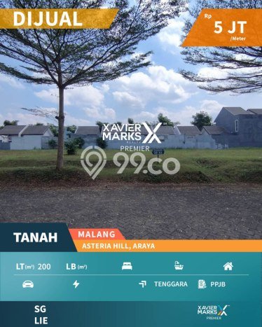 Tanah Kavling Dijual di Malang dengan Spesifikasi 200m2 Tanah Kavling Dijual di Malang dengan Spesifikasi 200m2